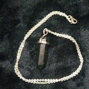 Snowflake Obsidian Necklace